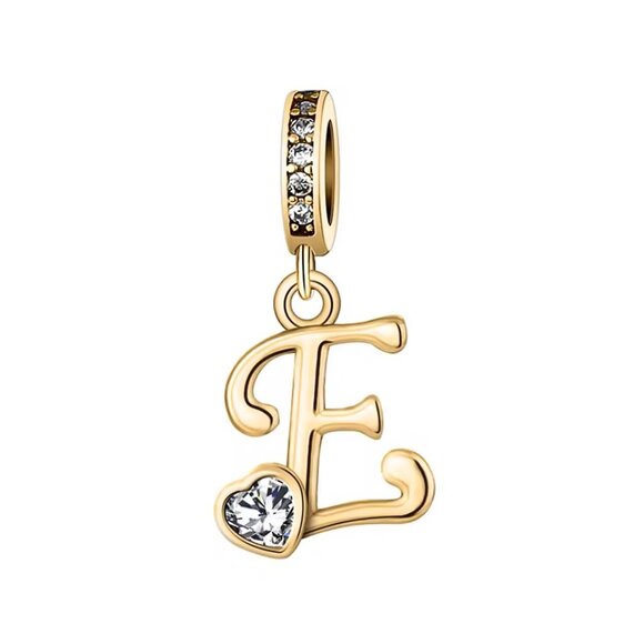 Fashion Jewelry Jewelry - Letter E Charm (One Charm)